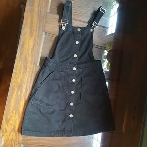 Overall mini dress
